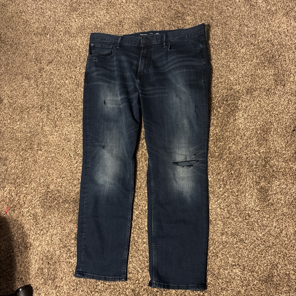 Old Navy Dark Blue Men's Straight Jeans